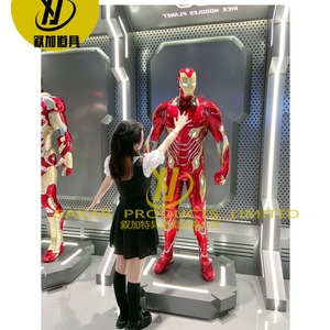 2025 gran oferta escultura de resina <span class=keywords><strong>Marvel</strong></span> película tamaño real Iron Mans <span class=keywords><strong>Spiderman</strong></span> y Hulk estatua para decoración de calle comercial - Product Image 4