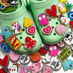 Trending Kawaii Bling LED Shoe Charms Custom Luminous PVC Accesorios Cute Gaming <span class=keywords><strong>Animal</strong></span> Sports Light Decoraciones para zapatos - Product Image 1