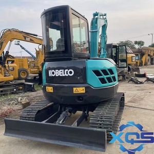 Mini-excavatrice Kobelco SK50 d'occasion, 5 tonnes, modèle 2022, moteur Isuzu, capacité de la benne de 0,2 m, composants hydrauliques d'origine, pompe à engrenages - Product Image 4