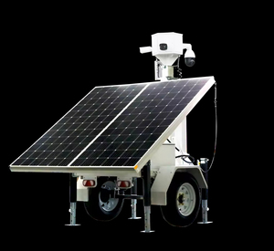 กล้องวงจรปิดมาตรฐานสากลแบบโซลาร์เคลื่อนที่บนรถพ่วงเพลาเดียว กันน้ำ DC24V กล้องเน็ตเวิร์ค MOQ ต่ำ รุ่น VTS2P-M - Product Image 5