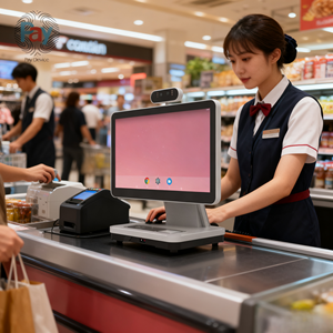 Terminal POS con Pantalla Táctil Android de 15.6 Pulgadas, Dispositivo de Pago Todo en Uno con Escáner de Códigos <span class=keywords><strong>QR</strong></span> NFC 4G - Product Image 1