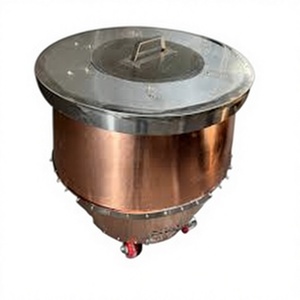Flambera Tandoor de Cobre - Eléctrica y a Gas LP, Fácil de Limpiar, Niveles de Potencia Ajustables, 36x36x36cm, 250kg - Product Image 1