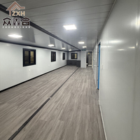 Casa Contenedor Expandible Prefabricada Grande de 40 Pies y 20 Pies de Zhongxinhe con Baño, Garantía de 5 Años, Casa Plegable para Uso como Cochera