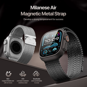 สายสแตนเลสเหมาะสำหรับสาย Apple iWatch Milanese,สายโลหะ,สายแบบแม่เหล็กพกพาสะดวก,รุ่นระดับไฮเอนด์ - Product Image 6