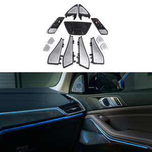ชุดแต่งอัพเกรดภายในรถยนต์ BMW X5/X7 รุ่นปี 2018-2025 G05/G07 ฝาครอบเสา A พร้อมไฟส่องสว่าง สำหรับตกแต่งประตูและคอนโซลกลาง - Product Image 1