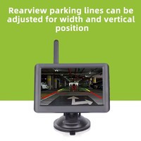 Système de caméra de recul sans fil numérique HD 2,4 GHz personnalisé avec moniteur 5 pouces multi-vues, étanche, capteur d'image CCD AHD et vision nocturne