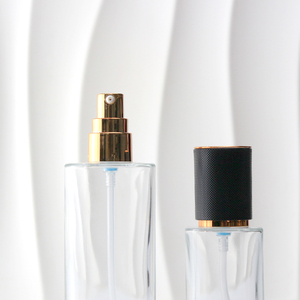 Luxury Cosmetic Vacuum Airless Bottle Jar 50ml 100ml 120ml 30g 50g <b>Black</b> Cream Bottle with Glass Airless Lotion <b>Pump</b> Bottle - Product Image 5