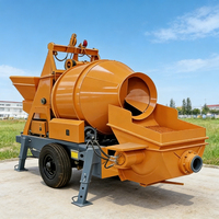 Mezcladora de Concreto LOVO de 30m3/h con Motor Diésel y Bomba, Equipo de Mezcla Portátil de Alta Eficiencia en Venta