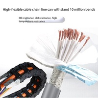 Cable de Conector Industrial DB15 de Alta Flexibilidad para Cadena Portacables, Cable de Extensión DB15 Macho a Macho/Hembra de 15 Pines