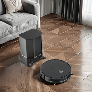 M8 <span class=keywords><strong>Robot</strong></span> Aspirateur Auto-Vidange Poubelle 4000Pa Aspiration App Contrôle Nettoyage des Sols Balayage Vadrouille Aspirateur Usage Domestique - Product Image 1