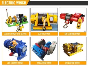 Vanbon Factory Outlet 3 Ton Endless Rope Electric <strong>Lifting</strong> Winches with Remote Control for Various Tasks - Product Image 5