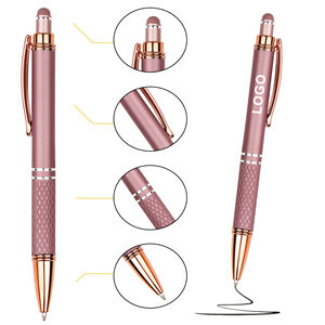 Bolígrafo de Metal con Punta Táctil y Bola de Goma Suave, Personalizable con Logotipo Grabado Láser, Ideal para Regalo, Venta al Por Mayor - Product Image 3