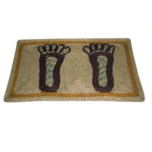 พรมทอมือลายสัตว์จากผักตบชวา สำหรับพื้นที่จราจรหนาแน่น เป็นมิตรกับสิ่งแวดล้อม ทนทาน เหมาะสำหรับห้องนั่งเล่นและสำนักงาน - Product Image 2