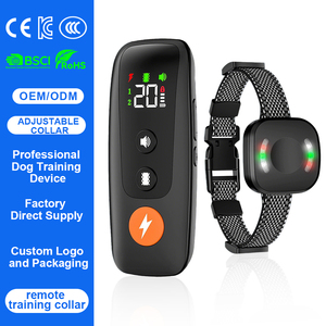 QCool Intelligentes Sicherheitstrainingssystem Verstellbares Wiederaufladbares OEM Luxus-Hundehalsband - Product Image 1