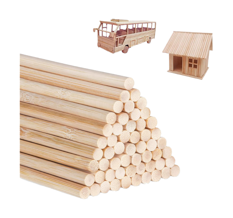 Unfinished Birch Wood DIY Dowel Rod