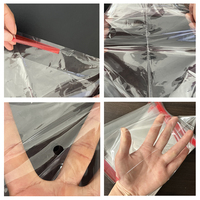 Sac transparent en OPP personnalisable, résistant à l'humidité, poche plate sans ruban adhésif pour l'emballage en supermarché, les factures, les livres de comptes