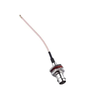 BNC Bulkhead waterproof Female to IPEX U.FL RG178 pigtail antenna coaxial RF cable assembly