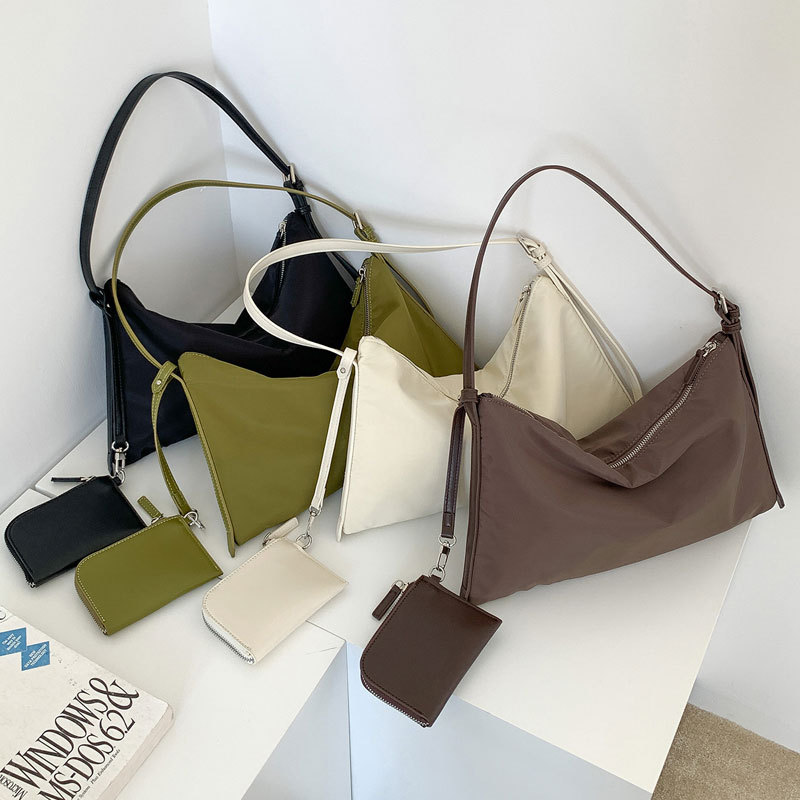 Supplier Oem Women's Guangzhou Casual New Fashion Trendy Female Bag Womens Nylon Shoulder Bags Woman