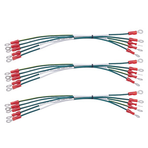 Fil de terre isolé AichienTech 4 mm² jaune-vert en cuivre pur toronné avec borne annulaire pour usage en bâtiment - Product Image 3