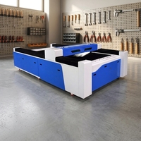Graveur laser CO2 CNC Tz1325, grande surface de travail, haute précision, contrôle Ruida, refroidissement par eau, servomoteur Leadshine