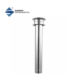 Tuyau de <span class=keywords><strong>cheminée</strong></span> en acier inoxydable à double paroi isolé de 4 pouces Rainbow Chimney avec garantie de 5 ans pour cuisinière à gaz - Product Image 3