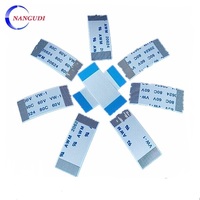 Untuk Awm 20706 105C Vw-1 2-core 10P FFC Kabel Pita Adaptor 120mm 220V untuk Aplikasi Elektronik