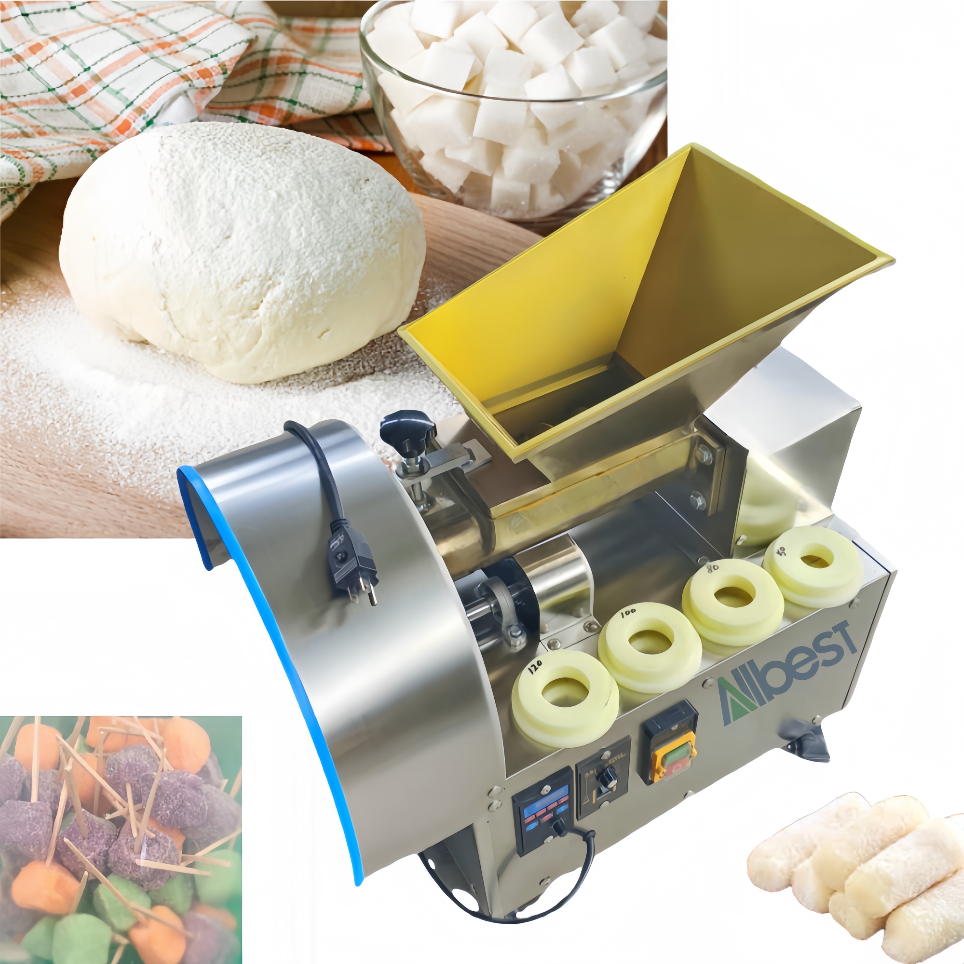 Positive Feedback Dough Divider Hamburger Other Snack Machine Grain Product Making Machines Dough Machine
