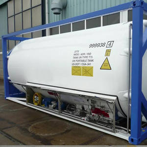 Contenedor cisterna ISO de 20 pies para transportar oxígeno, nitrógeno, argón, CO2, LNG en el mar - Product Image 6
