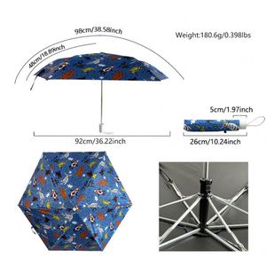 Paraguas Manual de Fibra de Vidrio de 3 Pliegues para Niños, Regalos Empresariales y Protección Contra la Lluvia - Product Image 5