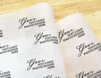 Papier de soie personnalisé avec logo, feuilles de papier de soie de marque pour emballage cadeau d'entreprise, papier de soie pour anniversaire, mariage, fête, cadeau de faveur