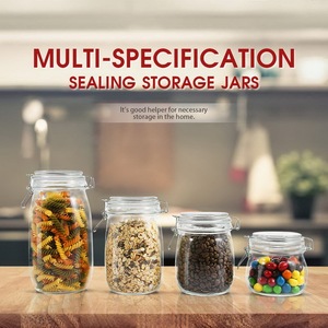 500ml 800ml <span class=keywords><strong>di</strong></span> imballaggio <span class=keywords><strong>sottovuoto</strong></span> <span class=keywords><strong>in</strong></span> <span class=keywords><strong>vetro</strong></span> trasparente per la conservazione degli alimenti freschi <span class=keywords><strong>barattoli</strong></span> <span class=keywords><strong>di</strong></span> conservazione a tenuta d'aria con coperchio <span class=keywords><strong>in</strong></span> <span class=keywords><strong>vetro</strong></span> vendita sfusa - Product Image 2