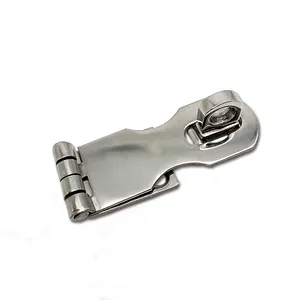 Marine Boat Accessories Stainless Steel 316 Folding Hasp With Rotatable Padlock