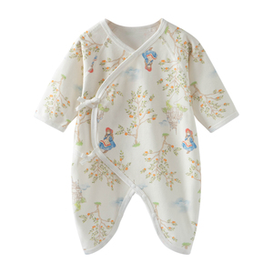 Vêtements en gros : Combinaisons Kimono croisées à manches longues en bambou respirant de qualité supérieure pour cadeaux de naissance - Product Image 1