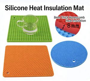 Sous-verres en silicone pour voiture, carrés et circulaires, de Source Factory Insulation and Heat Insulation Kitchen Products - Product Image 1