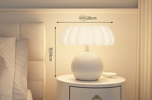 Lumd lampada <span class=keywords><strong>da</strong></span> <span class=keywords><strong>tavolo</strong></span> a fungo crema vento ceramica protezione per gli occhi <span class=keywords><strong>noleggio</strong></span> lampada <span class=keywords><strong>da</strong></span> comodino camera calda ragazza ins camera <span class=keywords><strong>da</strong></span> letto luce notturna - Product Image 6