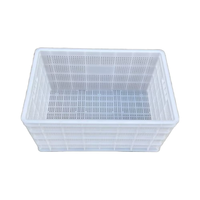 Panier en plastique de haute qualité, résistant, écologique, fabriqué par le fabricant OEM, caisse en plastique maillée, contenants en plastique étanches pour fruits