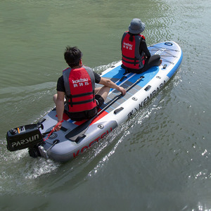 3.5m/3.9m/4.5m leurre pagaie SUP pagaie droite <span class=keywords><strong>gonflable</strong></span> élargissement planche de surf planches à roulettes avec propulseurs assortis - Product Image 6