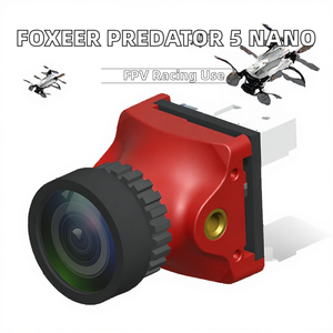 กล้อง Foxeer Predator 5 Nano FPV สำหรับแข่งรถ ผลิตจากพลาสติกแบบขึ้นรูปส่วนตัว ผลิตในประเทศจีน อุปกรณ์เสริมสำหรับเครื่องบินบินผจญภัย - Product Image 2