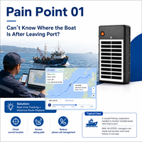 Traceur GPS GT07E pour aquaculture, solaire, GLONASS, WiFi, GSM, anti-démontage, bande globale, cartes Google gratuites, API personnalisée, pour PC, flotte de bateaux côtiers