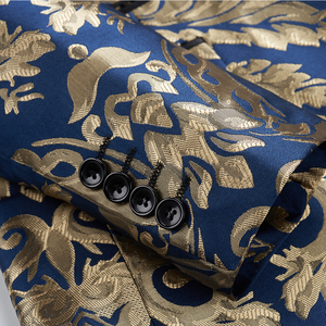 Costume Homme Slim Bleu à un Bouton, Style Européen, Dernière Collection, Idéal pour Mariage, Grande <span class=keywords><strong>Taille</strong></span>, Sur Mesure - Product Image 5