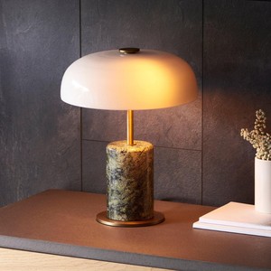 Nordic Valli Marble Table <b>Lamp</b> <b>Led</b> Touch Control Modern Minimalist Bedroom Living Room Ambient <b>Light</b> - Product Image 1