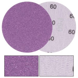 Pexmientas 다기능 75MM 보라색 연마 후크 및 루프 습식 건조 폴란드어 라운드 사포 샌딩 페이퍼 디스크 - Product Image 2