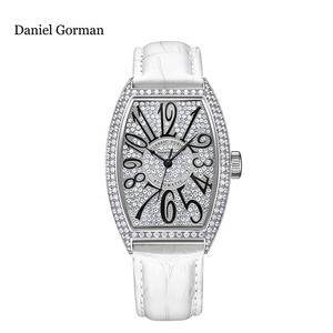 Golden <strong>Watch</strong> Women Square Montre Femme Automatique <strong>Diamants</strong> Womebs Square Dial <strong>Watch</strong> Women Crystal - Product Image 1