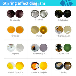 1.1l מעבדה ואקום פלנטרי אבקת mixer מערבל במהירות גבוהה מתכווננת חומר פלדה המנוע עבור צבע קוסמטי - Product Image 4