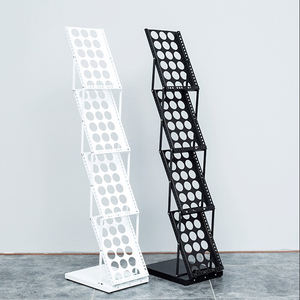 可折叠杂志架宣传册目录文献展示架架配有旅行袋,用于贸易展览展览