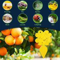 Fabriek Directe Gele Fruitvlieg Insect Sticker Trap Board Sterke Lijm Effen Plastic Milieuvriendelijk