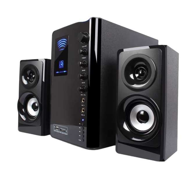 Home Theater for Bluetooth Speaker 100W Active Multimedia Desktop Karaoke Subwoofer for Living Room TV Sound Cinema for