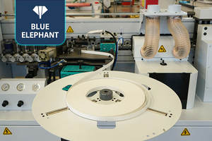 Wood Furniture PVC Automatic Edge Banding <b>Machine</b> Straight Edgebander with Pre-milled Edge for Plywood Production - Product Image 4