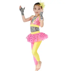 MiDee Atember aubende Jazz Dance Performance Wear Wettbewerb Outfits Tanz kleidung für Mädchen