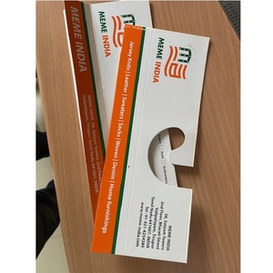 Cartes pliées pour fabricants de vêtements, inserts personnalisés imprimés avec logo pour l'emballage de vêtements, promotion de marques de mode - Product Image 3